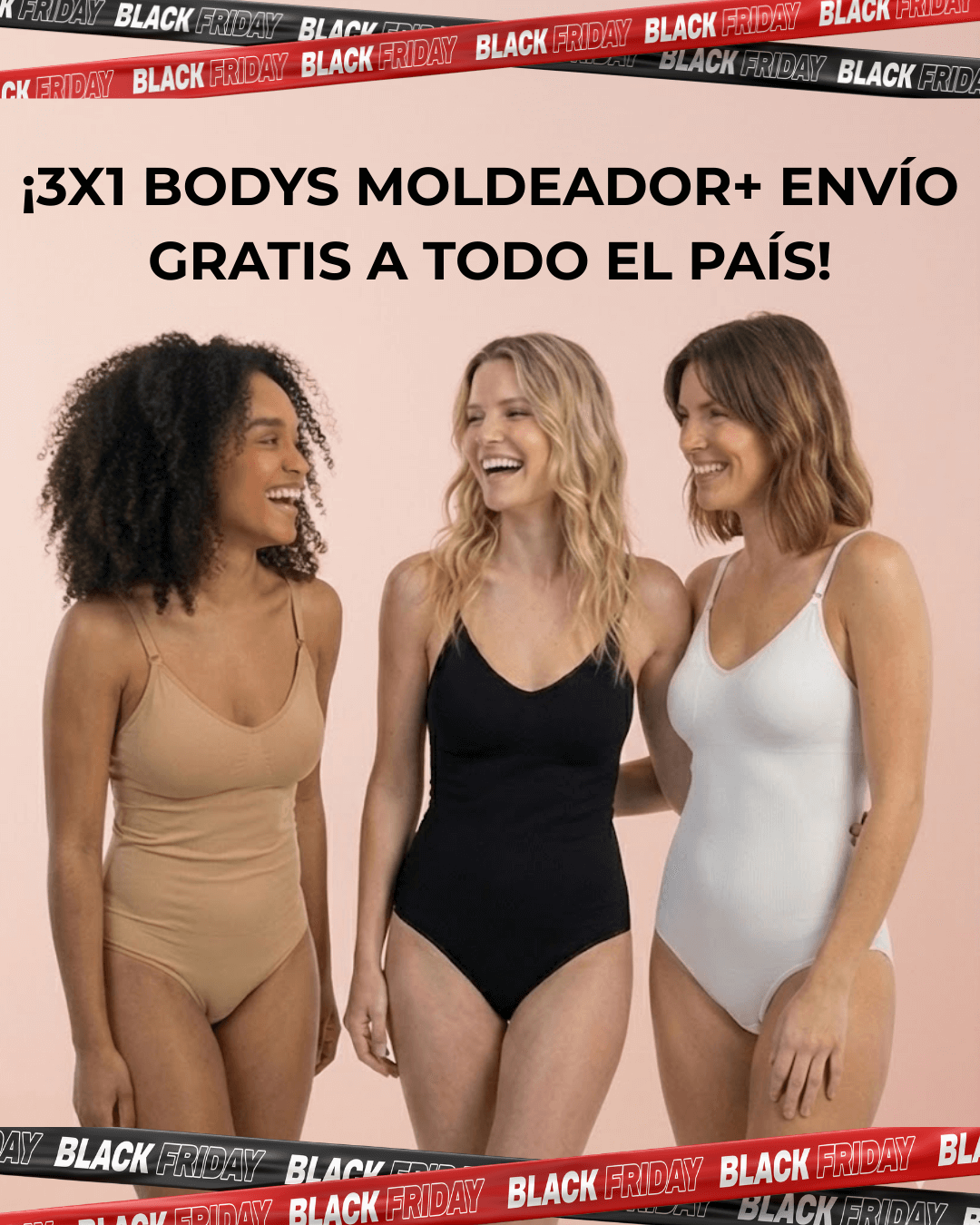 3x1 +🚚 Gratis | Body Moldeador Curvella™